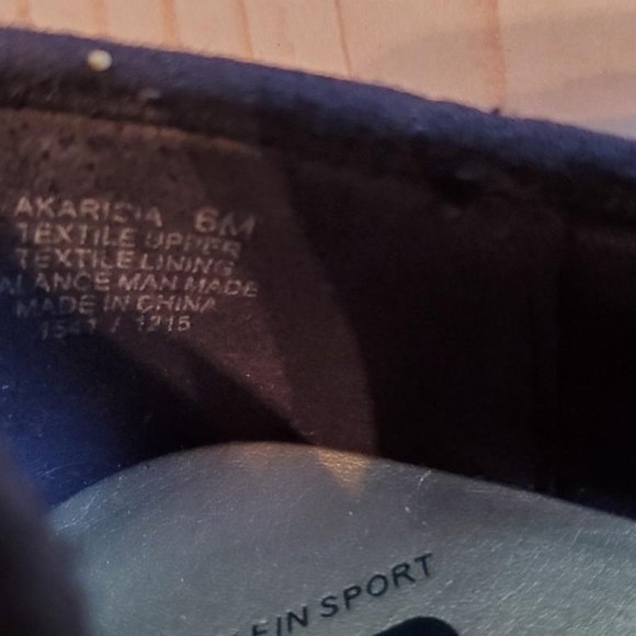 {6M} Anne Klein Sport Navy Bow Ballet Flats - Picture 5 of 6